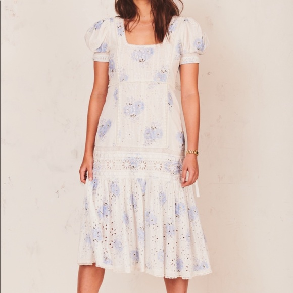 LoveShackFancy Dresses & Skirts - LoveShackFancy Reggie dress in morning mist 2
